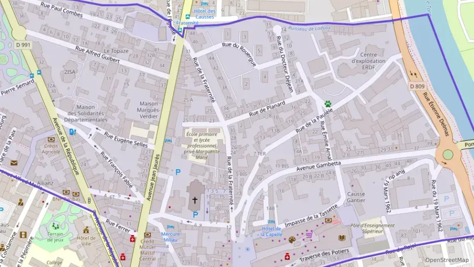 Appartement 90 m² trois pièces à vendre à Millau Appartement 90 m² trois pièces à vendre à Millau