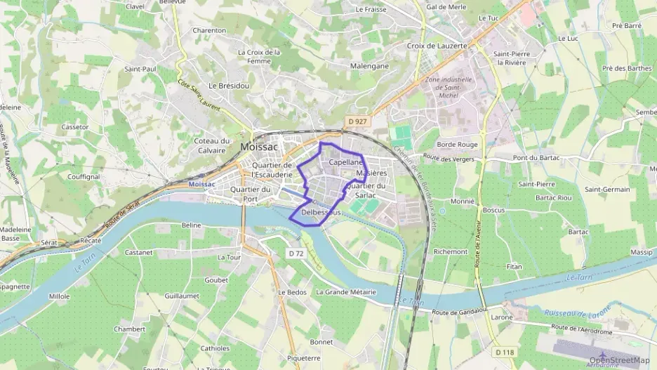 Appartement 86 m² quatre pièces à vendre à Moissac