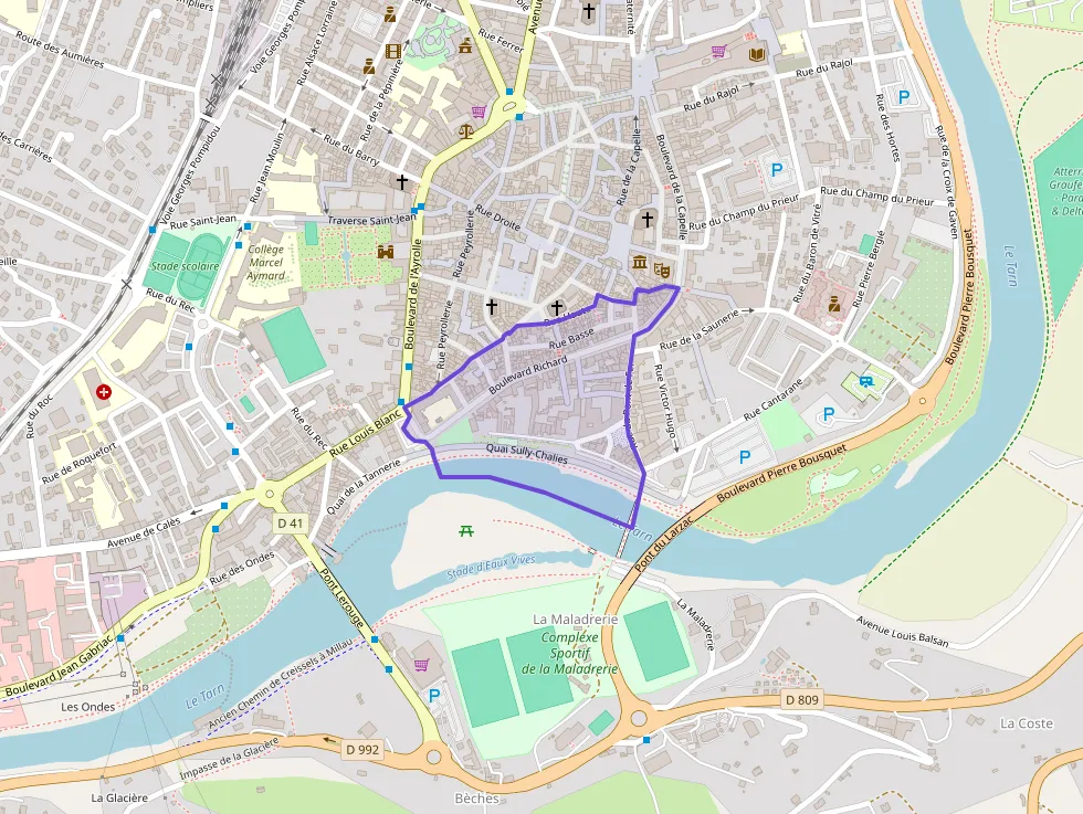 Appartement 49 m² trois pièces à vendre à Millau