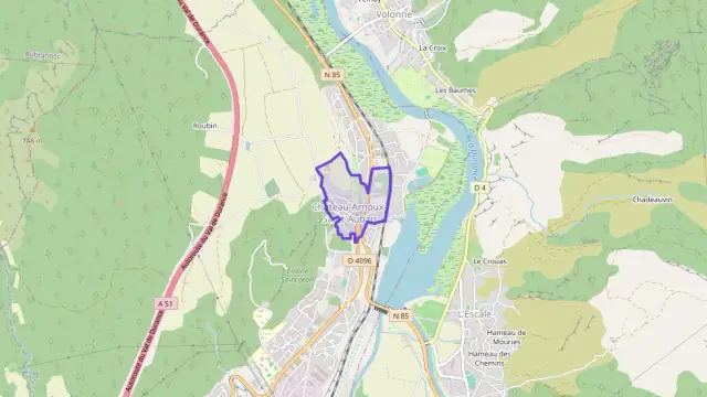 Appartement 90 m² quatre pièces à vendre à Château-Arnoux-Saint-Auban