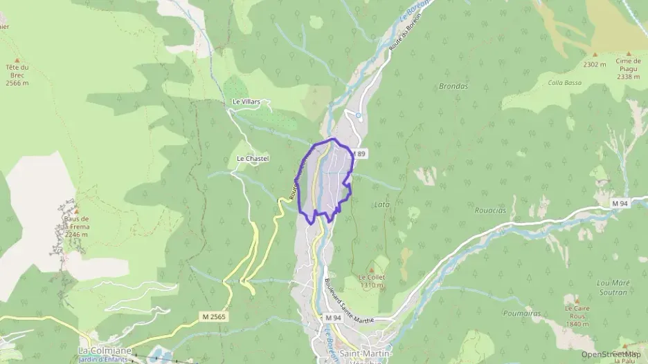 Appartement 35 m² deux pieces à vendre à Saint-Martin-Vésubie