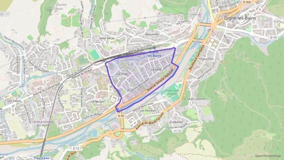 Appartement 60 m² trois pièces à vendre à Digne-les-Bains