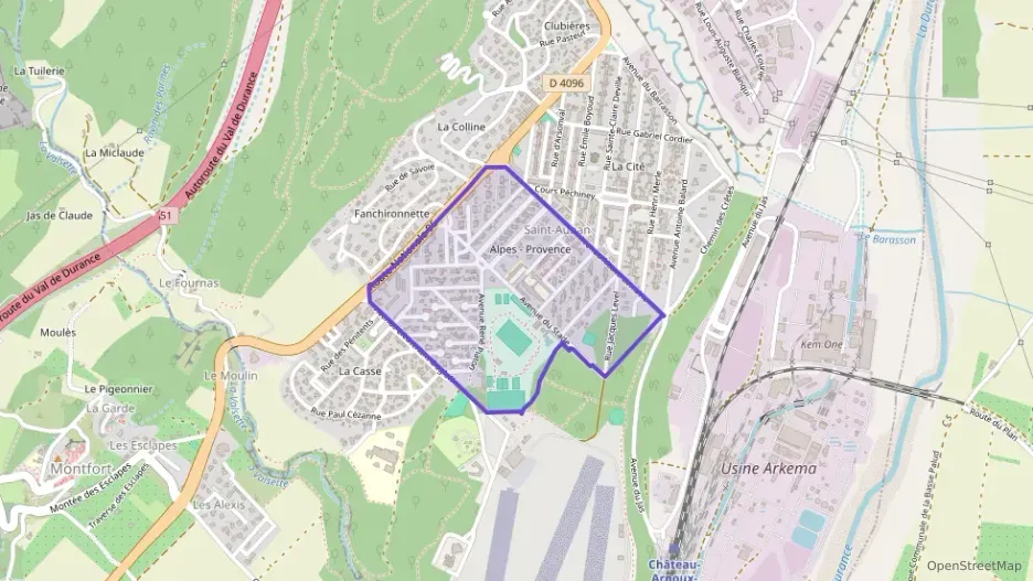 Appartement 88 m² quatre pièces à vendre à Château-Arnoux-Saint-Auban