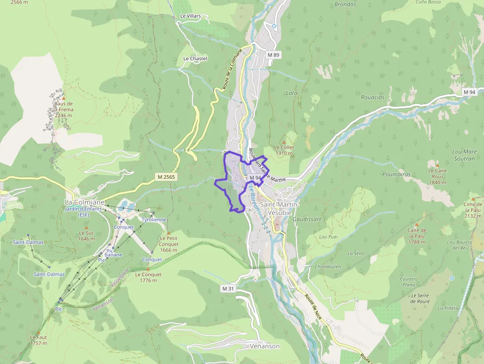 Appartement 60 m² deux pieces à vendre à Saint-Martin-Vésubie