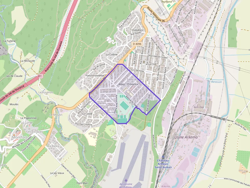 Appartement 56 m² trois pièces à vendre à Château-Arnoux-Saint-Auban