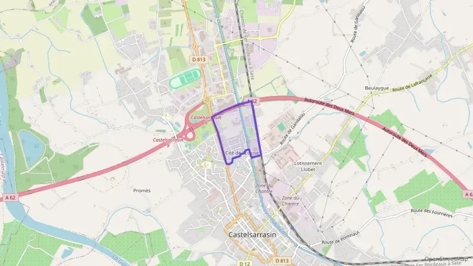 Appartement 55 m² trois pièces à vendre à Castelsarrasin Appartement 55 m² trois pièces à vendre à Castelsarrasin