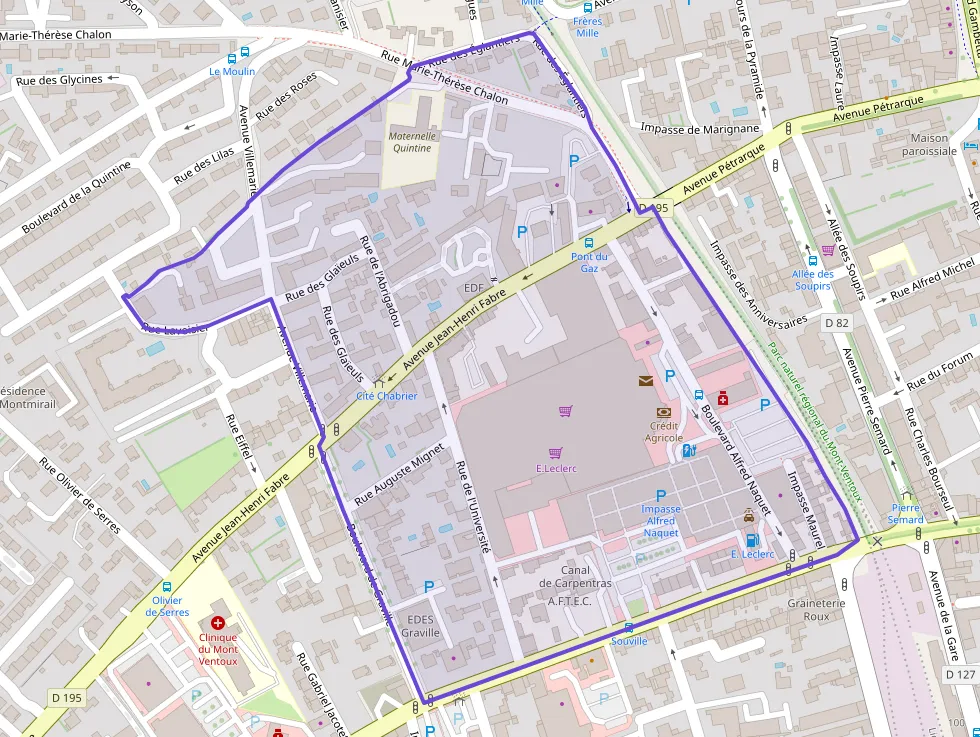 Appartement 72 m² trois pièces à vendre à Carpentras