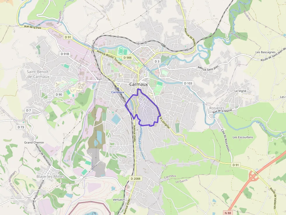 Appartement 50 m² deux pieces à vendre à Carmaux