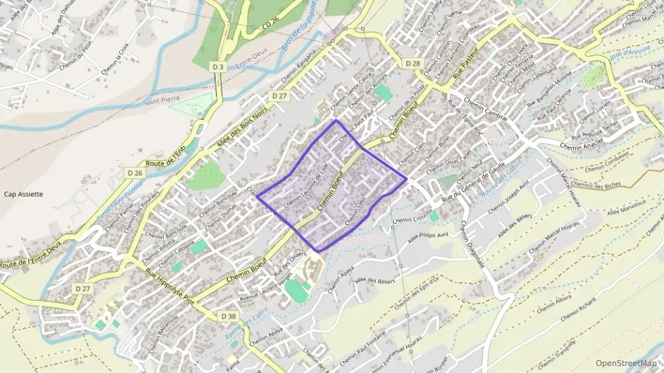 Appartement 50 m² deux pieces à vendre à Saint-Pierre