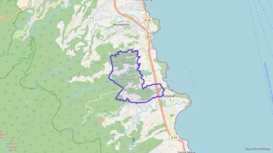 Appartement 36 m² deux pieces à vendre à Goyave Appartement 36 m² deux pieces à vendre à Goyave