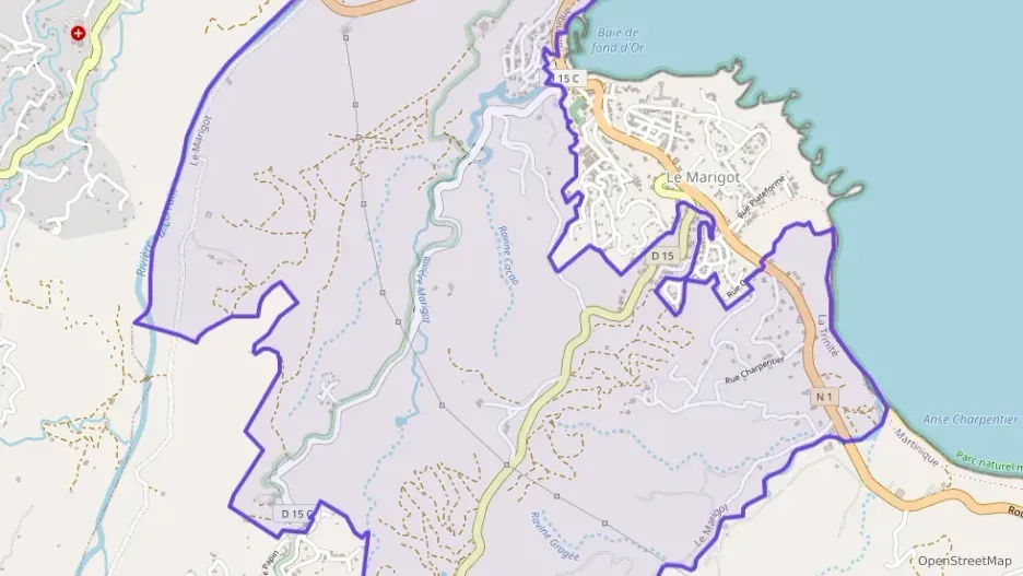 Appartement 110 m² quatre pièces à vendre à Le Marigot Appartement 110 m² quatre pièces à vendre à Le Marigot