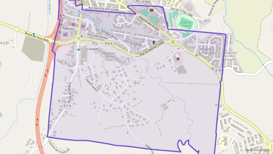 Appartement 81 m² quatre pièces à vendre à Rivière-Salée Appartement 81 m² quatre pièces à vendre à Rivière-Salée