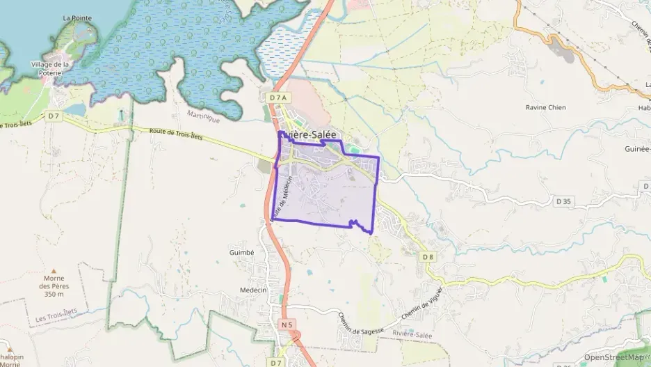 Appartement 81 m² quatre pièces à vendre à Rivière-Salée Appartement 81 m² quatre pièces à vendre à Rivière-Salée