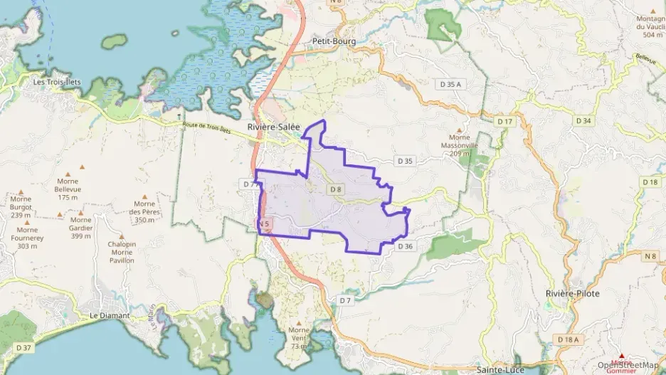 Appartement 68 m² trois pièces à vendre à Rivière-Salée Appartement 68 m² trois pièces à vendre à Rivière-Salée