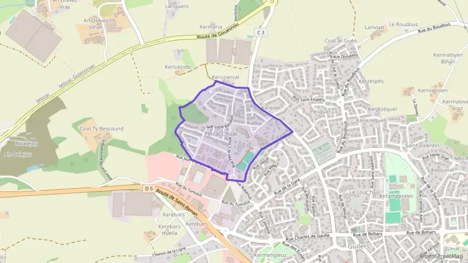 Appartement 63 m² trois pièces à vendre à Guilers