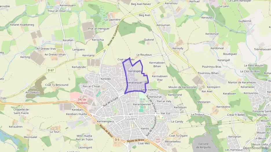 Appartement 65 m² trois pièces à vendre à Guilers