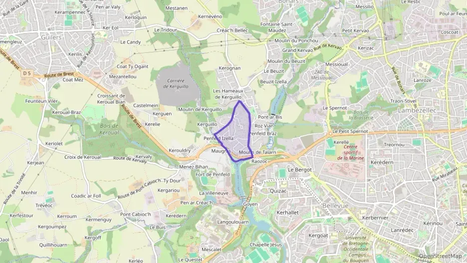 Appartement 45 m² deux pieces à vendre à Bohars Appartement 45 m² deux pieces à vendre à Bohars