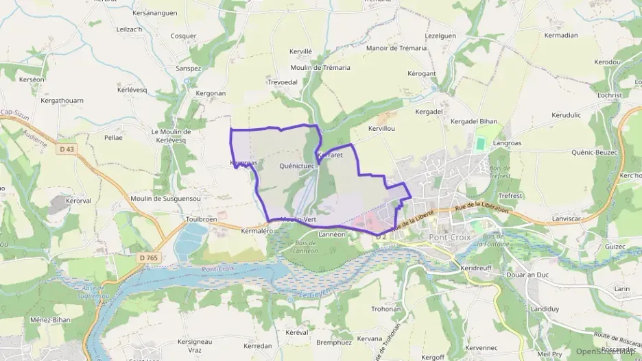 Appartement 121 m² cinq pièces à vendre à Pont-Croix Appartement 121 m² cinq pièces à vendre à Pont-Croix