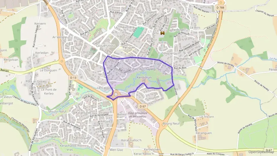 Appartement 43 m² deux pieces à vendre à Gouesnou