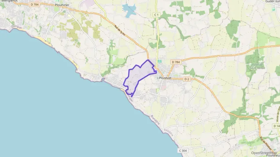 Appartement 55 m² trois pièces à vendre à Plozévet