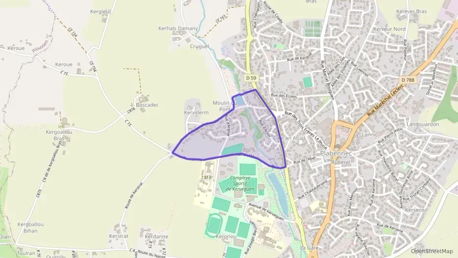 Appartement 51 m² deux pieces à vendre à Plabennec