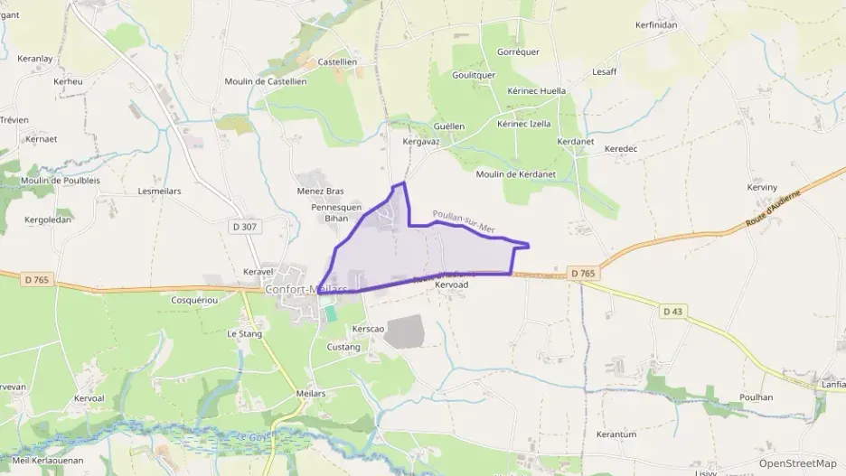 Appartement 65 m² trois pièces à vendre à Confort-Meilars Appartement 65 m² trois pièces à vendre à Confort-Meilars