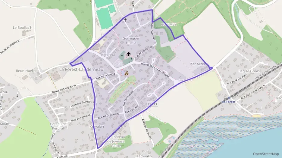 Appartement 50 m² quatre pièces à vendre à La Forest-Landerneau Appartement 50 m² quatre pièces à vendre à La Forest-Landerneau