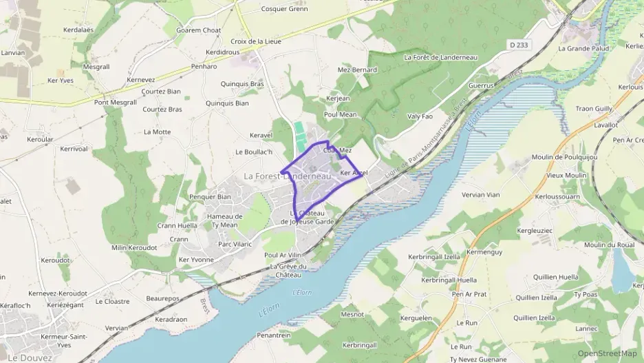 Appartement 50 m² quatre pièces à vendre à La Forest-Landerneau Appartement 50 m² quatre pièces à vendre à La Forest-Landerneau