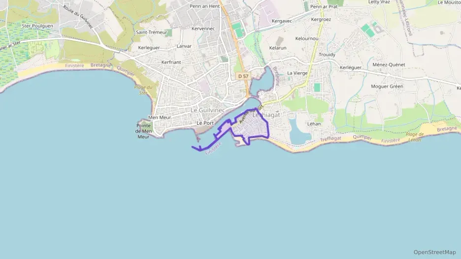 Appartement 78 m² quatre pièces à vendre à Treffiagat