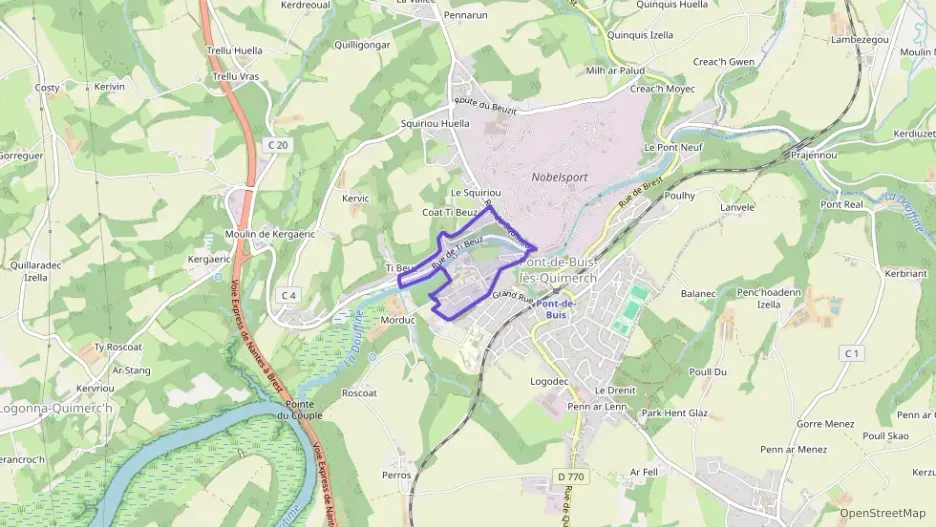 Appartement 65 m² trois pièces à vendre à Pont-de-Buis-lès-Quimerch Appartement 65 m² trois pièces à vendre à Pont-de-Buis-lès-Quimerch