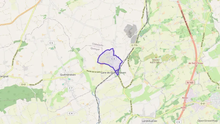 Appartement 37 m² une piece à vendre à Quéménéven Appartement 37 m² une piece à vendre à Quéménéven