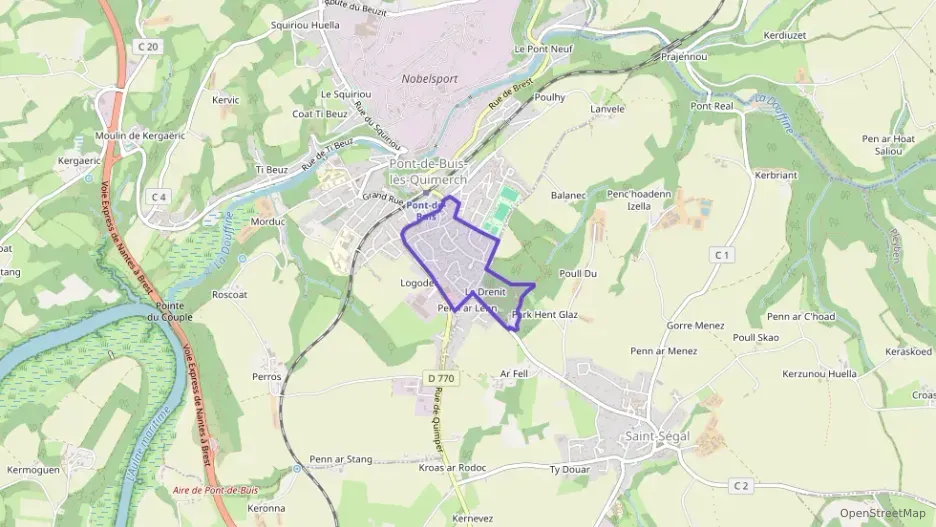 Appartement 60 m² deux pieces à vendre à Pont-de-Buis-lès-Quimerch