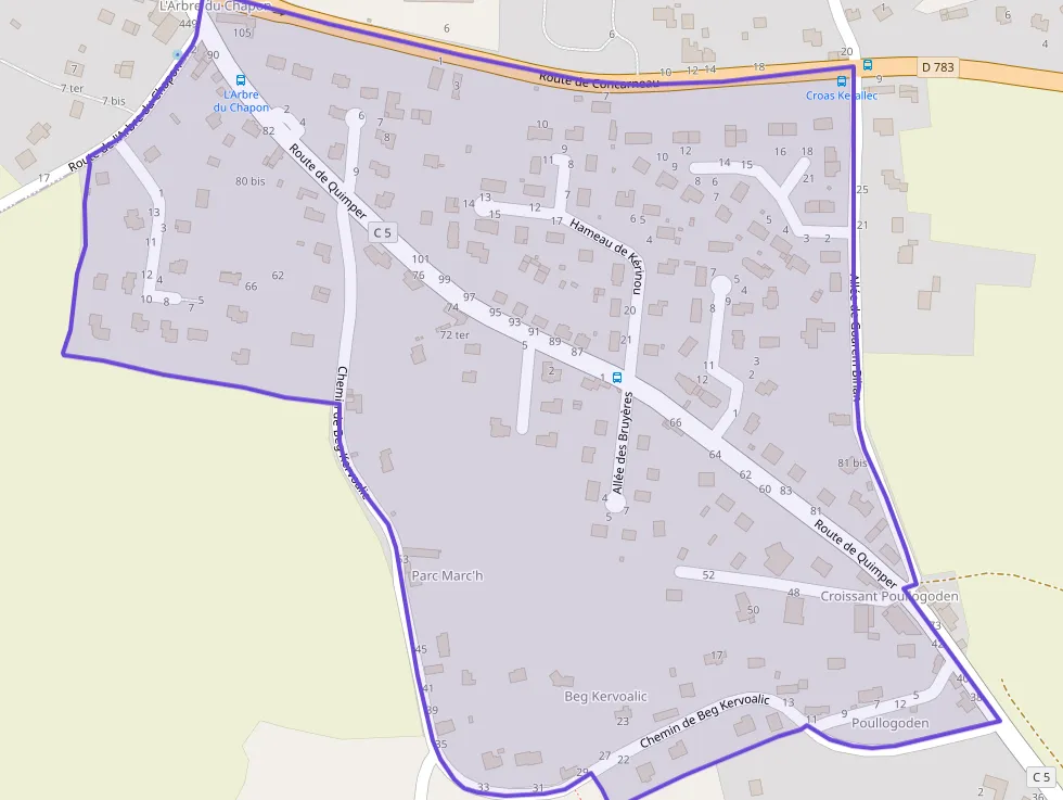 Appartement 110 m² trois pièces à vendre à Saint-Évarzec