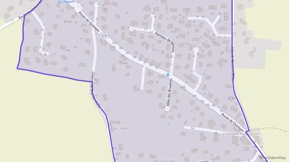 Appartement 110 m² trois pièces à vendre à Saint-Évarzec