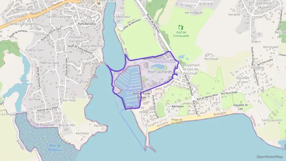 Appartement 62 m² trois pièces à vendre à La Forêt-Fouesnant