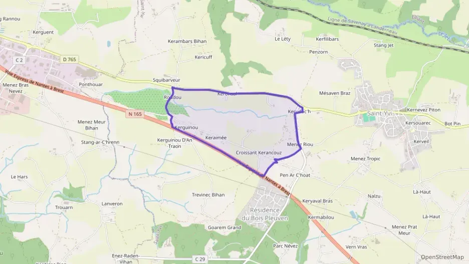 Appartement 84 m² trois pièces à vendre à Saint-Yvi Appartement 84 m² trois pièces à vendre à Saint-Yvi