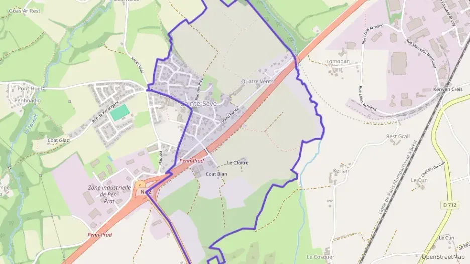 Appartement 56 m² deux pieces à vendre à Sainte-Sève Appartement 56 m² deux pieces à vendre à Sainte-Sève