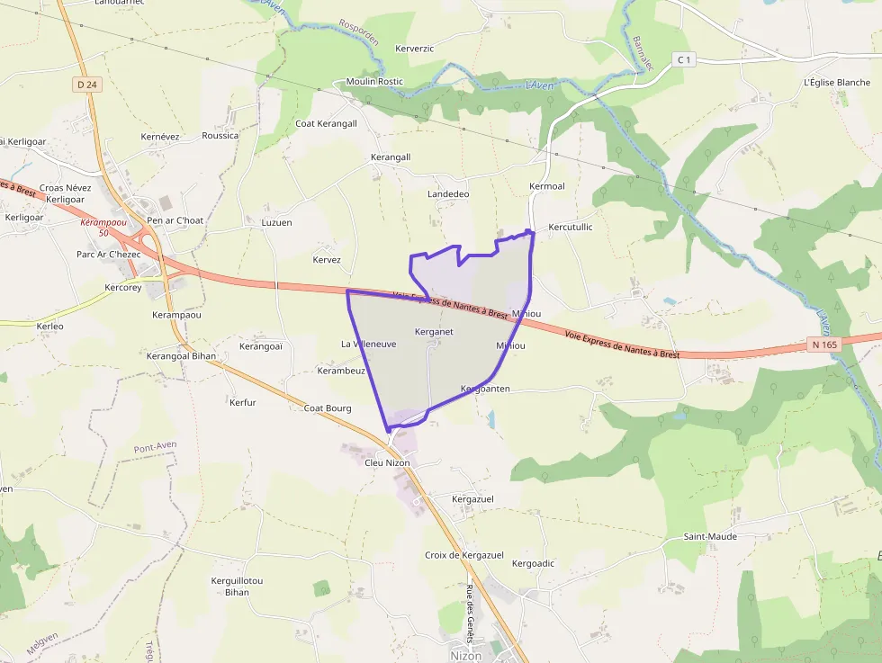 Appartement de trois pièces 36 m² à vendre  à Pont-Aven