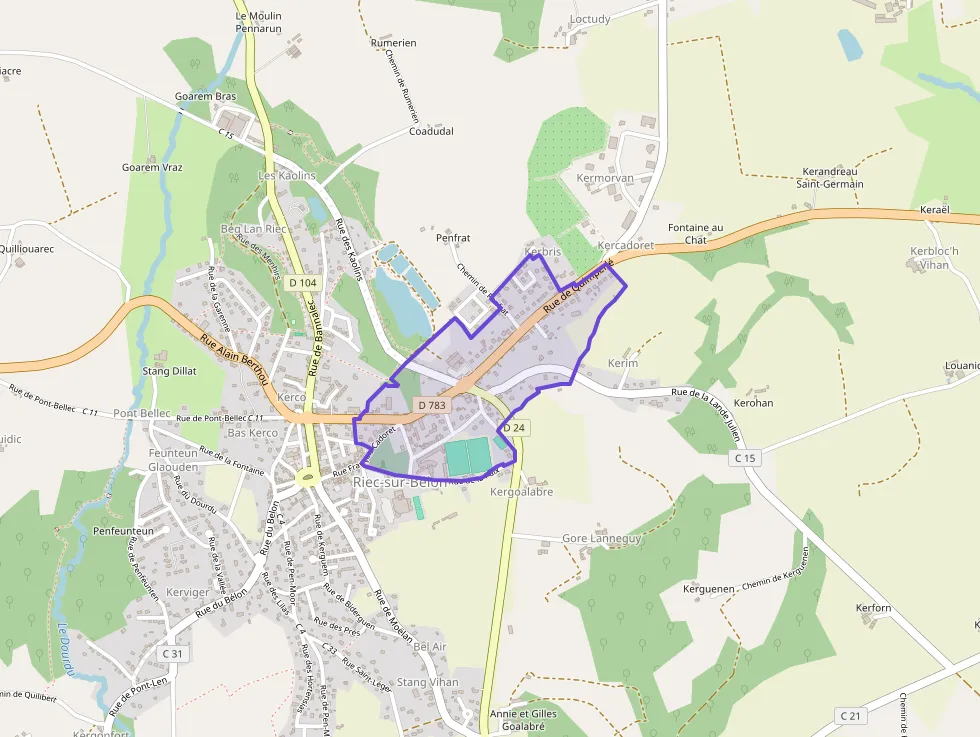 Appartement 33 m² une piece à vendre à Riec-sur-Bélon