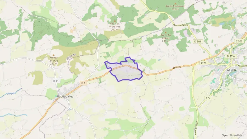 Appartement 56 m² trois pièces à vendre à Roudouallec