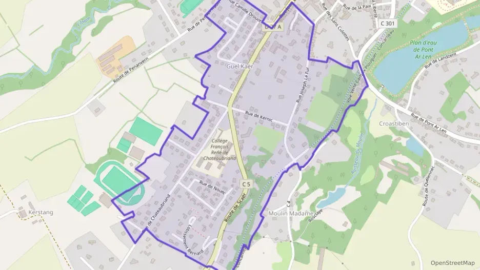 Appartement 26 m² une piece à vendre à Gourin Appartement 26 m² une piece à vendre à Gourin