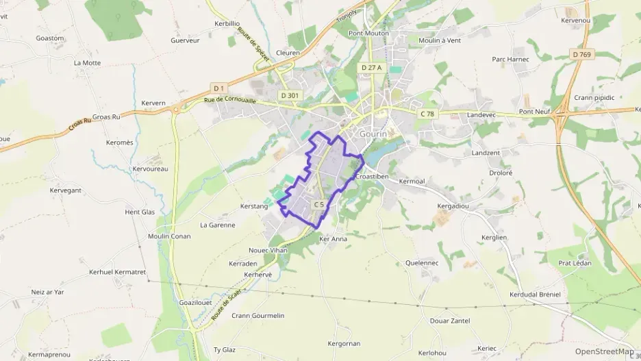 Appartement 26 m² une piece à vendre à Gourin Appartement 26 m² une piece à vendre à Gourin