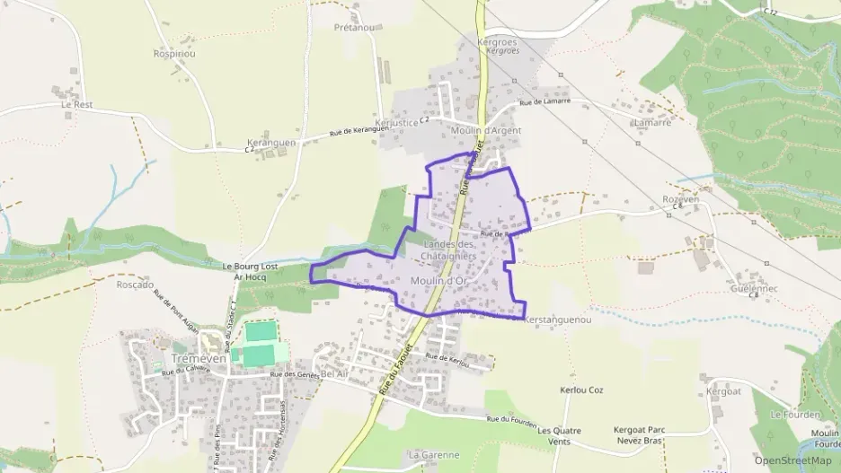 Appartement 96 m² quatre pièces à vendre à Tréméven Appartement 96 m² quatre pièces à vendre à Tréméven