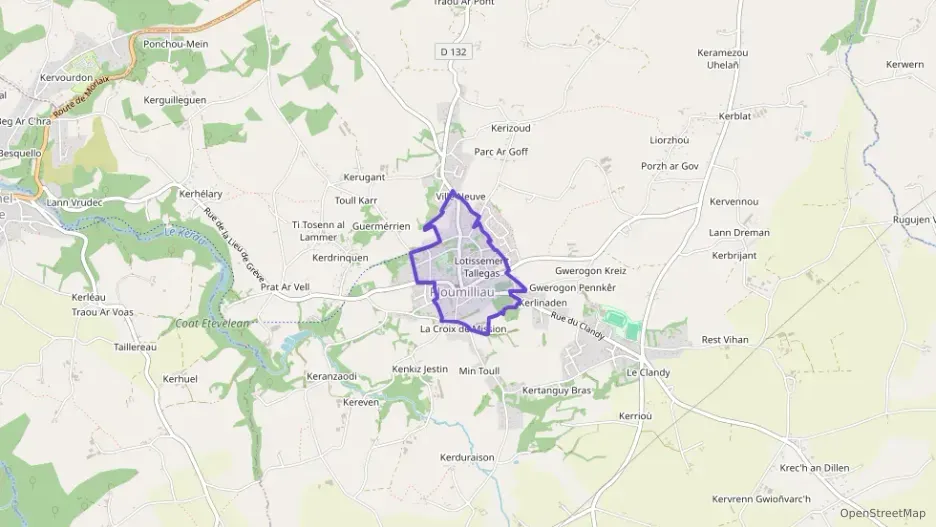 Appartement 45 m² trois pièces à vendre à Ploumilliau Appartement 45 m² trois pièces à vendre à Ploumilliau