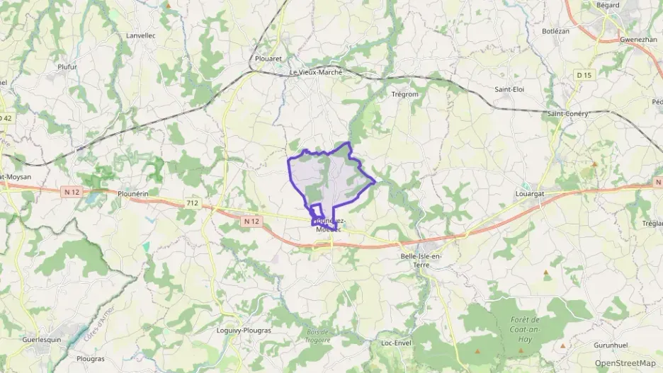 Appartement 50 m² deux pieces à vendre à Plounévez-Moëdec Appartement 50 m² deux pieces à vendre à Plounévez-Moëdec