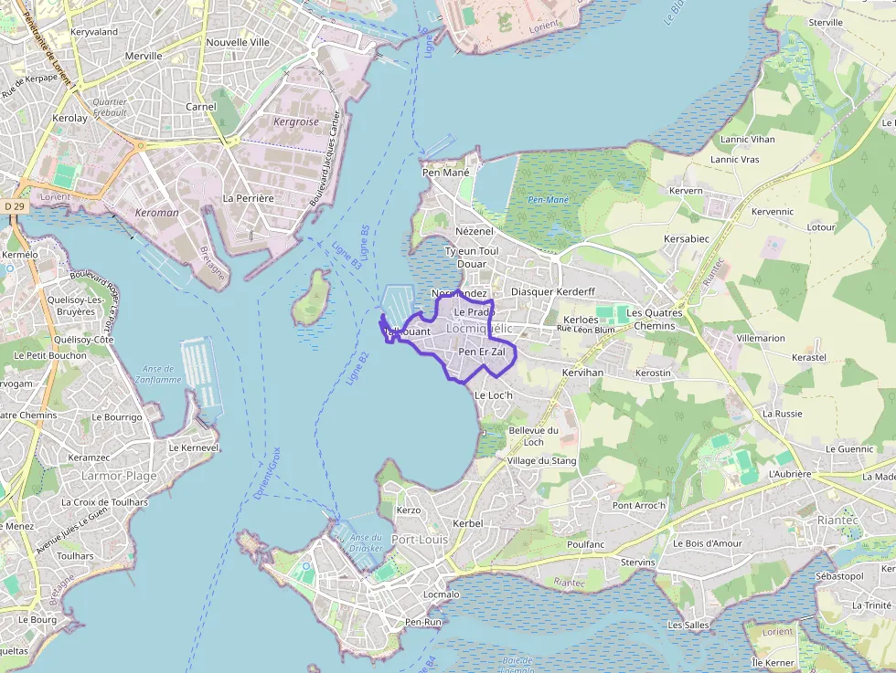 Appartement 21 m² une piece à vendre à Locmiquélic