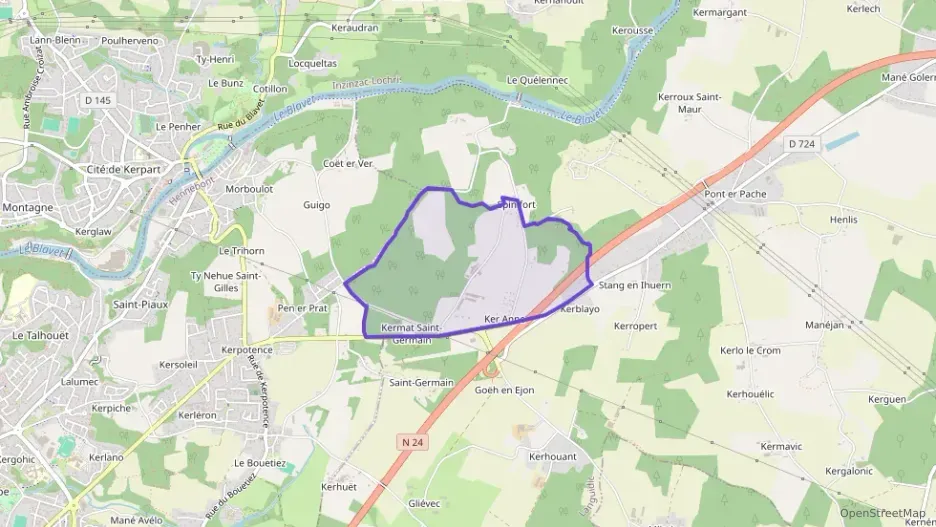 Appartement 100 m² cinq pièces à vendre à Languidic Appartement 100 m² cinq pièces à vendre à Languidic