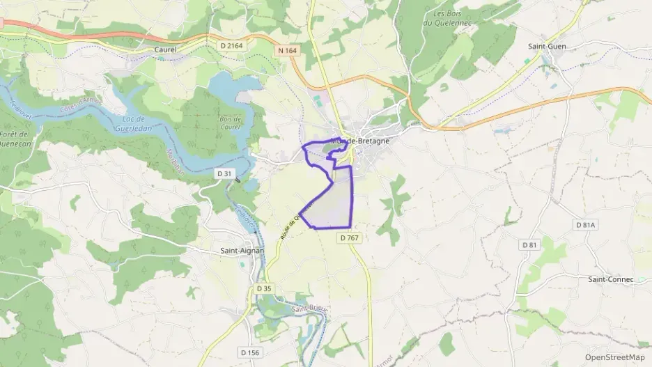 Appartement 50 m² deux pieces à vendre à Guerlédan