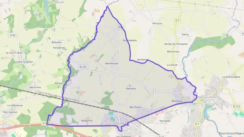 Appartement 59 m² trois pièces à vendre à Châtelaudren-Plouagat Appartement 59 m² trois pièces à vendre à Châtelaudren-Plouagat