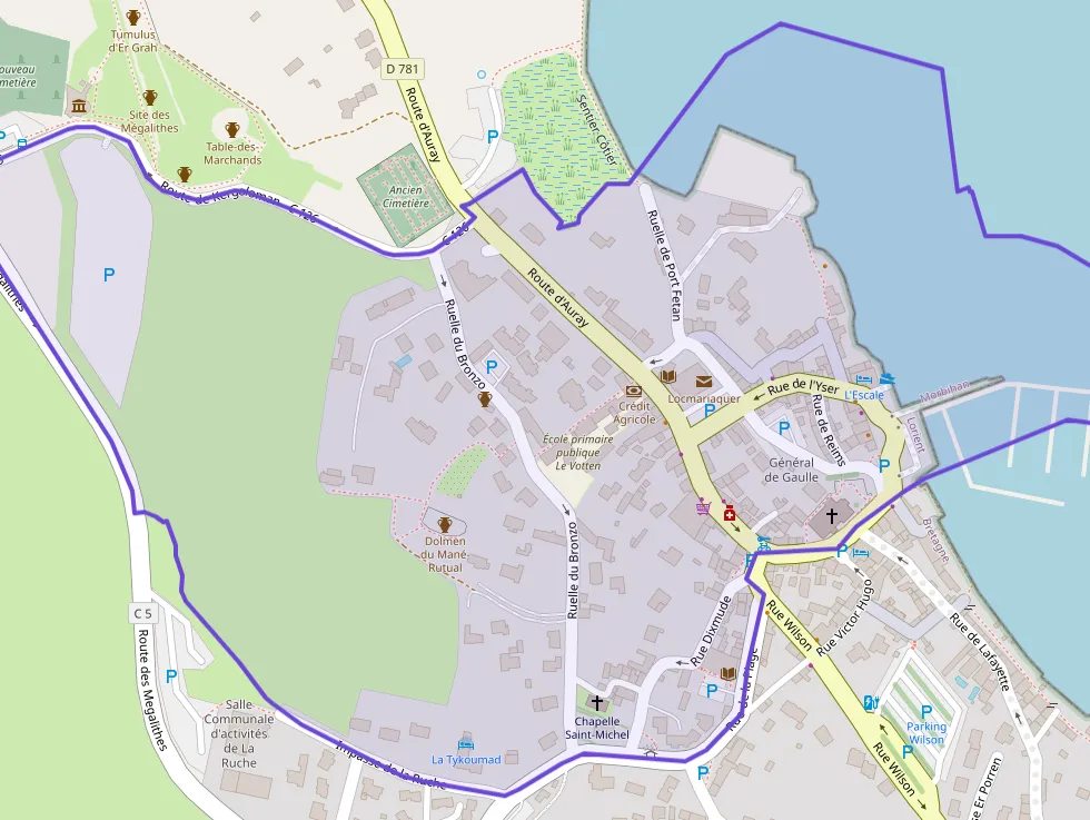 Appartement de trois pièces 62 m² à vendre à Locmariaquer Appartement de trois pièces 62 m² à vendre à Locmariaquer